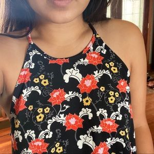 Zara A-line printed dress